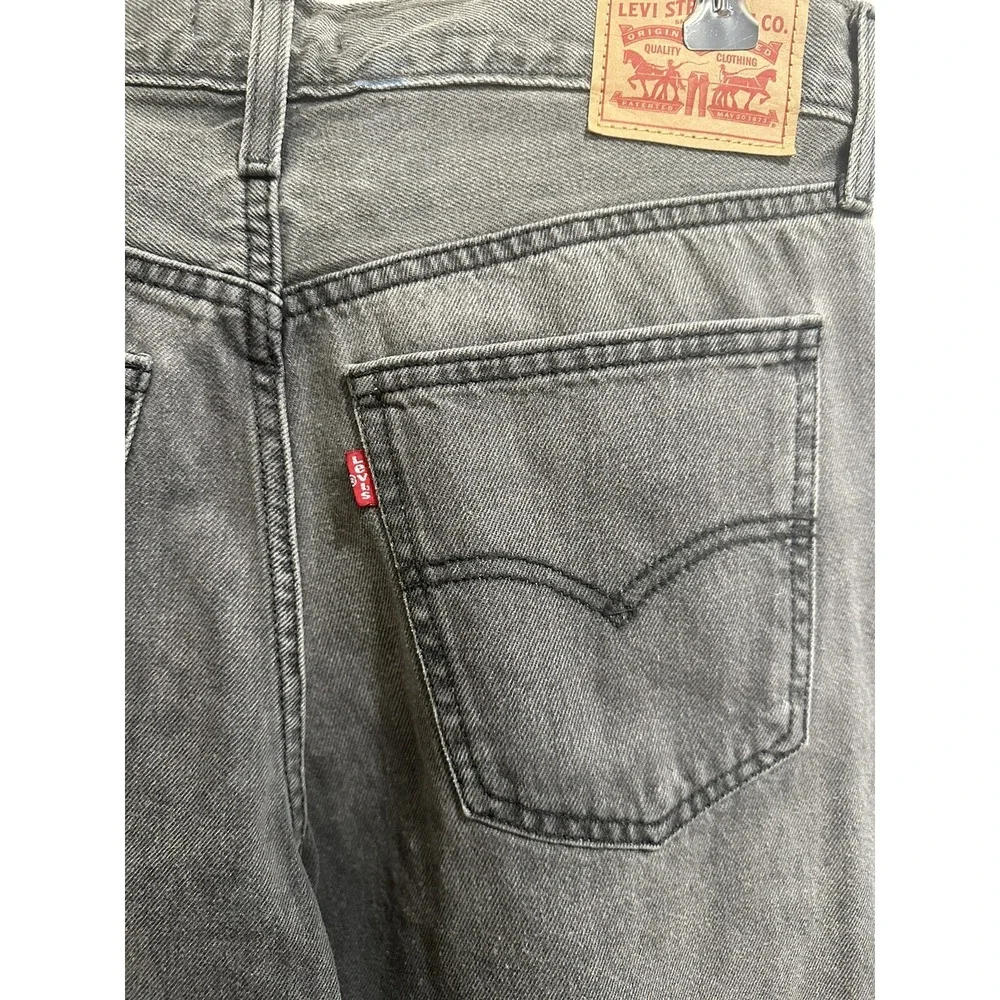 Levis Men's Black/gray  Jeans Size 29 Low Pro Mid Rise‎ Straight Leg Pants 32x31